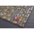 Marble and Cracked Glass Mixed Mosaic Tile (CS102)